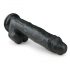 Easytoys - Dildo nero grande con ventosa e testicoli (26,5 cm)