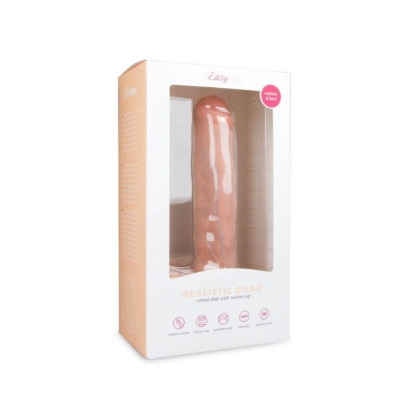 Dildo Grande e Realistico con Ventosa e Testicoli - Easytoys (29,5cm) - Color Carne 