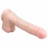 Dildo Grande e Realistico con Ventosa e Testicoli - Easytoys (29,5cm) - Color Carne 