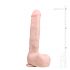 Dildo Grande e Realistico con Ventosa e Testicoli - Easytoys (29,5cm) - Color Carne 