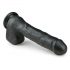 Dildo Grande con Ventosa e Testicoli - Nero (29,5cm) - Easytoys 