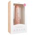 Easytoys - Dildo extra grande con base (28,5 cm) - Naturale