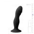 Dildo con Ventosa e Punta a Forma di Ghianda - Easytoys (Nero) 