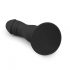 Dildo con Ventosa e Punta a Forma di Ghianda - Easytoys (Nero) 