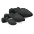 Set di Dildo Anali Easytoys Rocket - Nero (3 pezzi) 