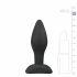 Plug Anale in Silicone Piccolo Easytoys (Nero) 