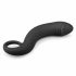 Dildo Anale Curvo in Silicone EasyToys - Nero 