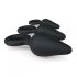 Set di Dildo Anali con Anello di Presa Easytoys - Set di 3 Pezzi (Nero) 