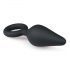 Easytoys Pointy Plug - dildo anale con anello di presa - medio (nero)