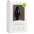 Easytoys Pointy Plug - dildo anale con anello di presa - medio (nero)