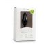 Easytoys Pointy Plug - dildo anale con anello di presa - medio (nero)