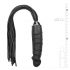 Easytoys Flogger - Frusta e dildo in silicone 2 in 1 (nero)