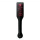 Frusta in Ecopelle con Impronta "BITCH" - Easytoys (Nero-Rosso) 