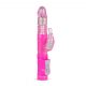 Vibratore Easytoys con perle rotanti, stimolatore clitorideo e movimento thrusting (rosa) 