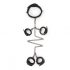 Set di Vincoli per Collo, Polsi e Caviglie - Easytoys (Nero) 