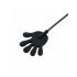 Frange in silicone con mano - 40cm (nero) 