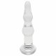 Dildo Anale in Vetro Ondulato Rimba Dolly (Trasparente) 