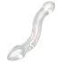 Dildo in vetro doppio uso "Valeria" di Rimba (trasparente) 