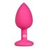 Dildo Anale con Diamante Bianco Easytoys - Piccolo - Rosa 