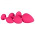 Set plug anale Easytoys Diamond (rosa)