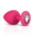 Set plug anale Easytoys Diamond (rosa)