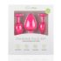 Set di Dildo Anali Easytoys Diamond con Gioielli (Rosa) 