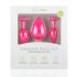 Set plug anale Easytoys Diamond (rosa)