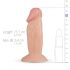 Dildo Realistico Real Fantasy Archi - 11,5cm (color carne) 