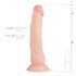 Real Fantasy Dylan - dildo realistico - 23cm (naturale)