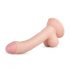 Real Fantasy Vince - Dildo con testicoli e prepuzio - 19,5 cm (naturale)