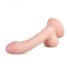 Real Fantasy Vince - dildo con testicoli e prepuzio - 19,5 cm (naturale)