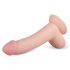 Fantasia Reale Cliff - Fallo Realistico con Testicoli - 22cm (Color Carne) 