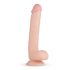 Dildo Realistico Elvin XL con Testicoli - 28cm (Color Carne) 