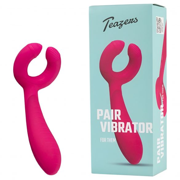 Vibratore di coppia ricaricabile ed impermeabile Easytoys (rosa) 