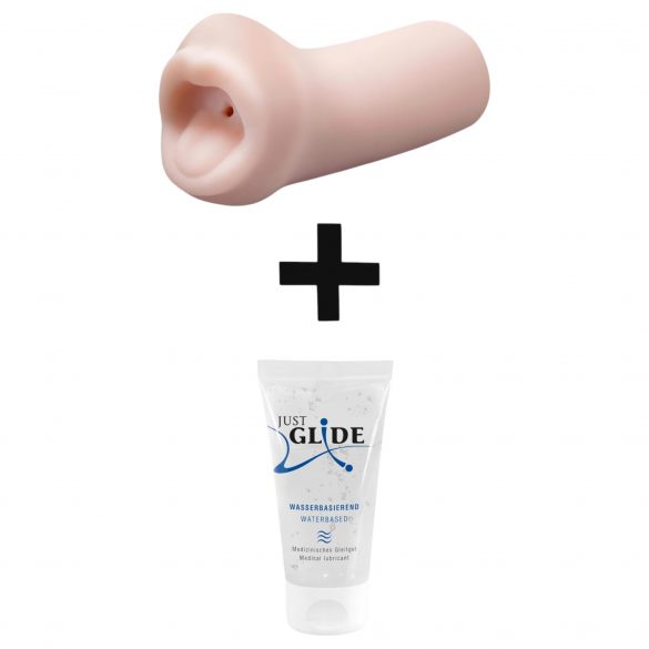 Kit di avviamento al sesso orale - solo (masturbatore, lubrificatore) 