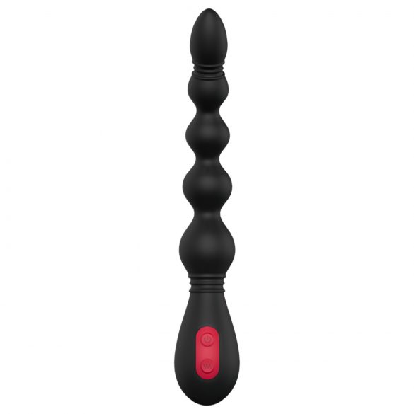 Cheeky Love - vibratore anale ricaricabile con perle (nero)