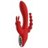 Red Revolution Hera - vibratore rosso 3 in 1, impermeabile e ricaricabile.