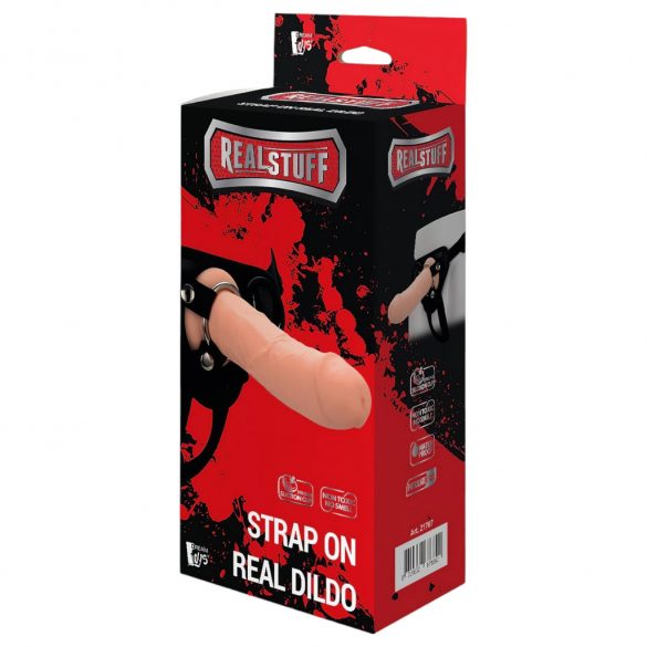 Dildo Realistico con Imbracatura RealStuff - Naturale 