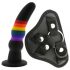 Amore Colorato - Dildo Imbracabile Multicolore 