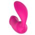 Doppio Piacere Duo - Vibratore clitorideo 2in1 ricaricabile con telecomando (rosa)