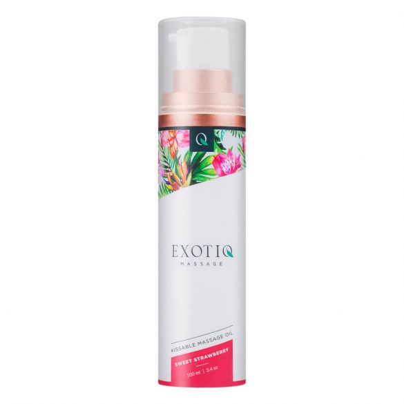 Exotiq - Olio da massaggio profumato alla fragola (100ml) 