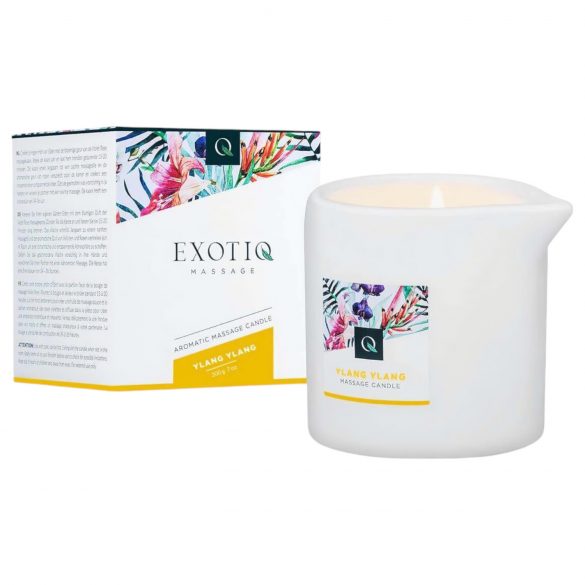 Candela da Massaggio Profumata Exotiq con Essenza di Ylang Ylang (200g) 