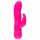 Vibratore Rabbit Flessibile con Stimolatore Clitorideo Easytoys - Rosa 