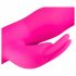 Vibratore Rabbit Flessibile con Stimolatore Clitorideo Easytoys - Rosa 