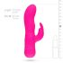 Vibratore Rabbit Flessibile con Stimolatore Clitorideo Easytoys - Rosa 