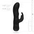 Vibratore per Punto-G e Clitoride con Coniglio Vagante Easytoys (nero) 