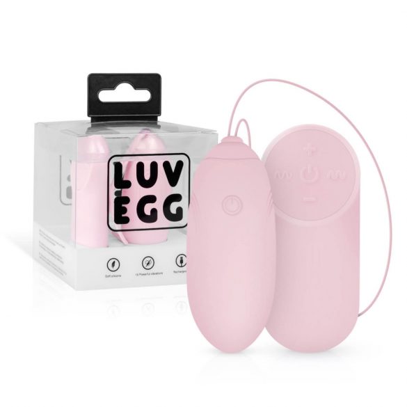 Uovo Vibrante LUV EGG - Ricaricabile e Wireless (Rosa Pastello) 