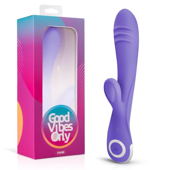 Sure, here's the translation:

Good Vibes Only Fane Rabbit - vibratore con braccio clitorideo ricaricabile (viola)