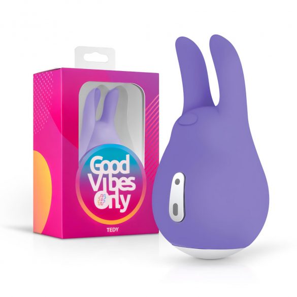 Vibratore per Clitoride a Forma di Coniglio Ricaricabile Good Vibes Tedy (lilla) 