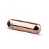 Rosy Gold Bullet - mini vibratore ricaricabile in oro rosa